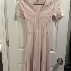 Zac Posen Light Pink Midi Dress